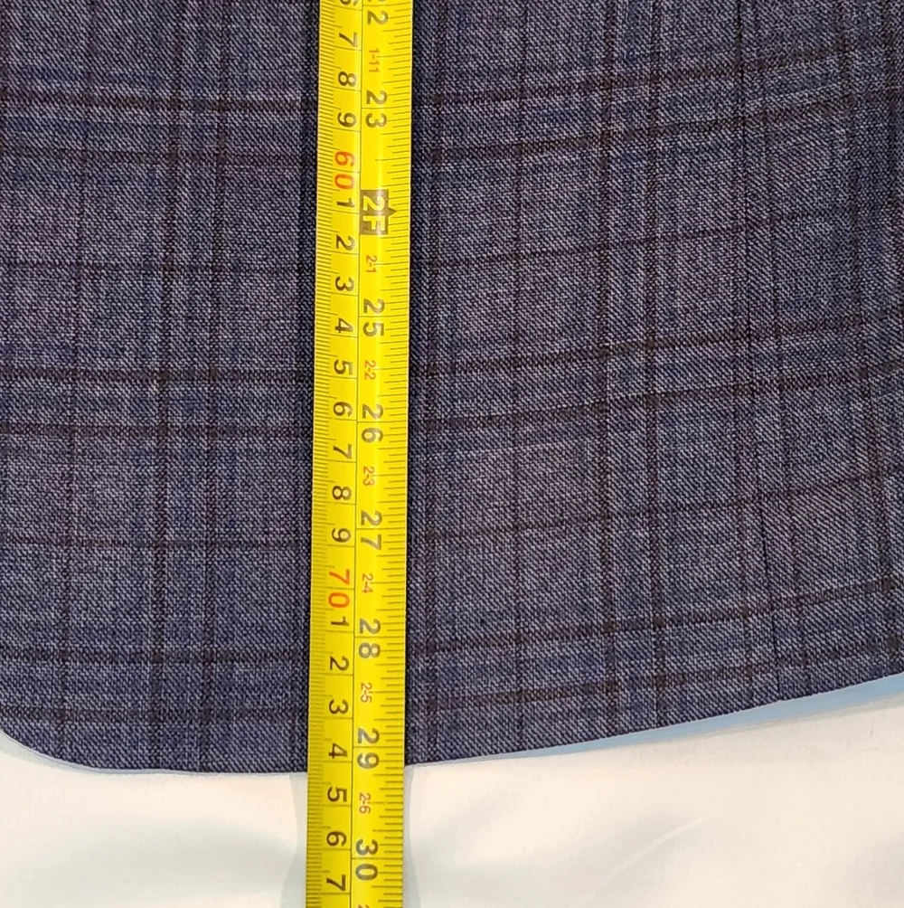 PRONTO UOMO Blue Blazer Sport Coat Two Button Wool Suit Jacket 38S - Picture 7 of 10